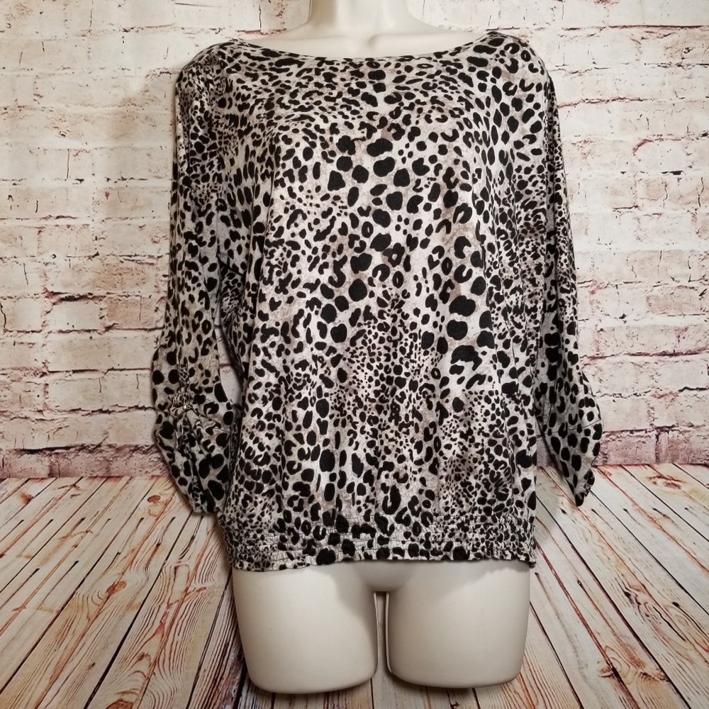 Jones New York | Animal Print Top